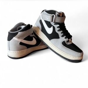 Nike Air Force 1 Mid 07 Men's‎ Wolf Gray Sneakers Size 10.5 EUC